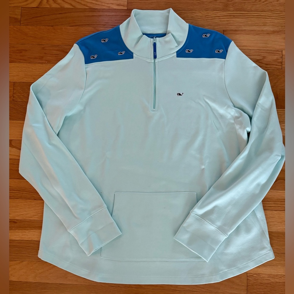 NWOT Vineyard Vines Loggt Blue Pullover - Size XL